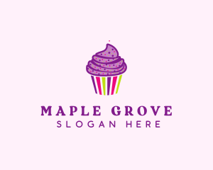 Sweet Cupcake Muffin  logo design