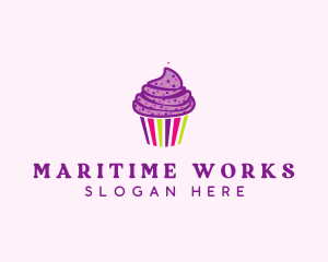 Sweet Cupcake Muffin  logo design