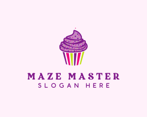 Sweet Cupcake Muffin  logo design