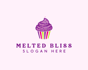 Sweet Cupcake Muffin  logo design