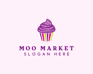 Sweet Cupcake Muffin  logo design