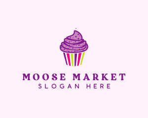 Sweet Cupcake Muffin  logo design