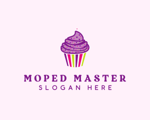 Sweet Cupcake Muffin  logo design