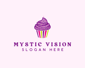 Sweet Cupcake Muffin  logo design