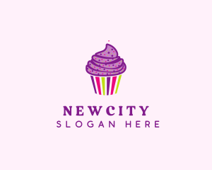 Sweet Cupcake Muffin  logo design