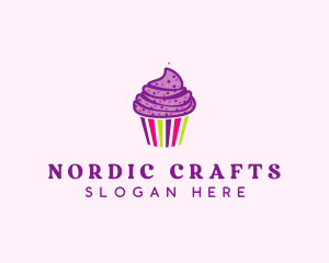 Sweet Cupcake Muffin  logo design