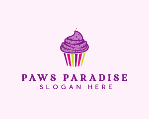 Sweet Cupcake Muffin  logo design