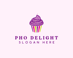 Sweet Cupcake Muffin  logo design