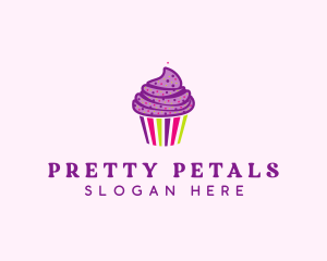 Sweet Cupcake Muffin  logo design