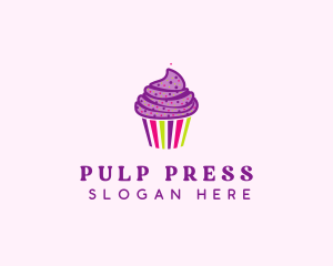 Sweet Cupcake Muffin  logo design