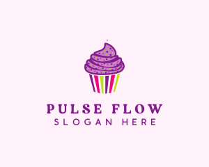 Sweet Cupcake Muffin  logo design