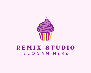 Sweet Cupcake Muffin  logo design