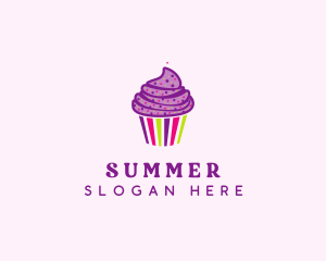 Sweet Cupcake Muffin  logo design