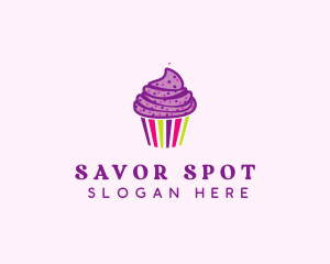 Sweet Cupcake Muffin  logo design