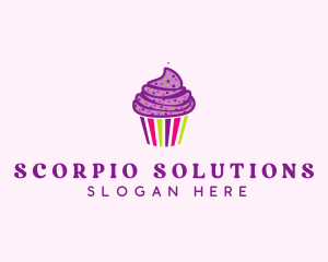 Sweet Cupcake Muffin  logo design