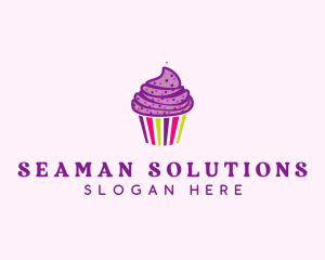 Sweet Cupcake Muffin  logo design