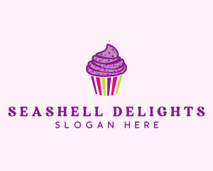 Sweet Cupcake Muffin  logo design