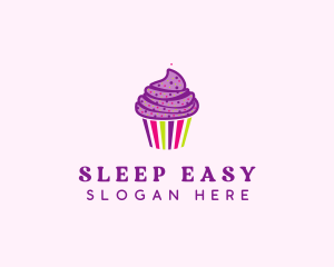 Sweet Cupcake Muffin  logo design