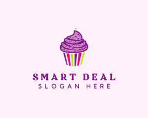 Sweet Cupcake Muffin  logo design