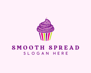 Sweet Cupcake Muffin  logo design