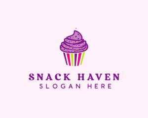 Sweet Cupcake Muffin  logo design