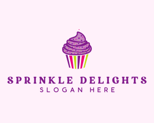 Sweet Cupcake Muffin  logo design