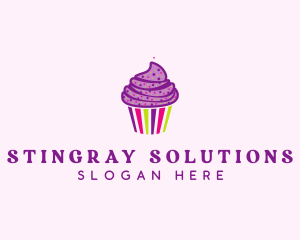 Sweet Cupcake Muffin  logo design