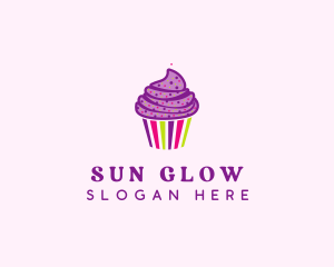 Sweet Cupcake Muffin  logo design