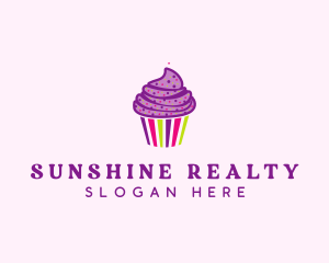 Sweet Cupcake Muffin  logo design