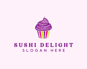 Sweet Cupcake Muffin  logo design