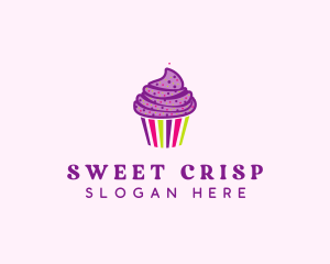 Sweet Cupcake Muffin  logo design