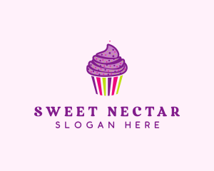 Sweet Cupcake Muffin  logo design