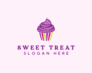 Sweet Cupcake Muffin  logo design