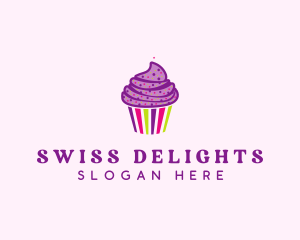 Sweet Cupcake Muffin  logo design