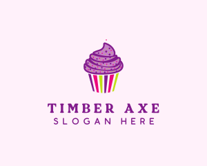 Sweet Cupcake Muffin  logo design