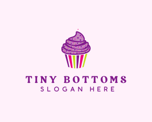 Sweet Cupcake Muffin  logo design