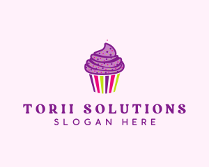 Sweet Cupcake Muffin  logo design