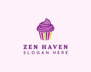 Sweet Cupcake Muffin  logo design