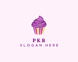 Sweet Cupcake Muffin  logo design