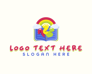 Storyteller - Kindergarten Math Learning logo design