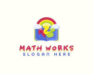 Kindergarten Math Learning logo design