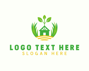 Backyard Lawn Gardening Logo