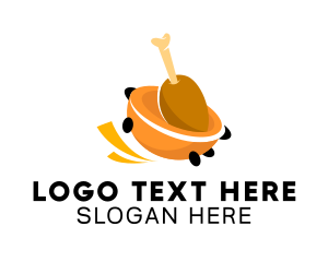 Food Cart - Chicken Restaurant Cart logo design