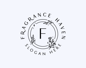 Natural Flower Cosmetics  logo design