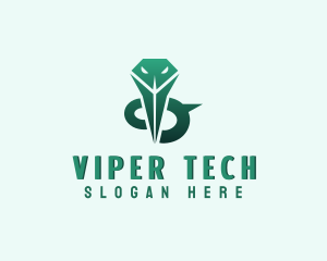 Viper - Cobra Snake Serpent logo design