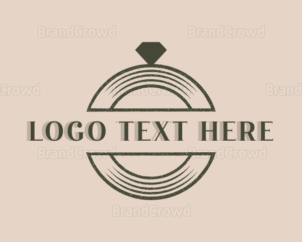 Wedding Ring Jewelry Logo