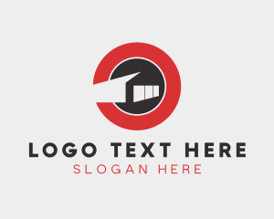 Factory - Industrial Building Construction logo design