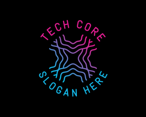 Tech Waves Company logo design