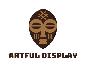 Tribal Art Mask logo design