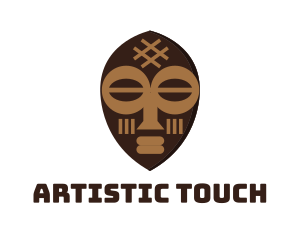 Tribal Art Mask logo design